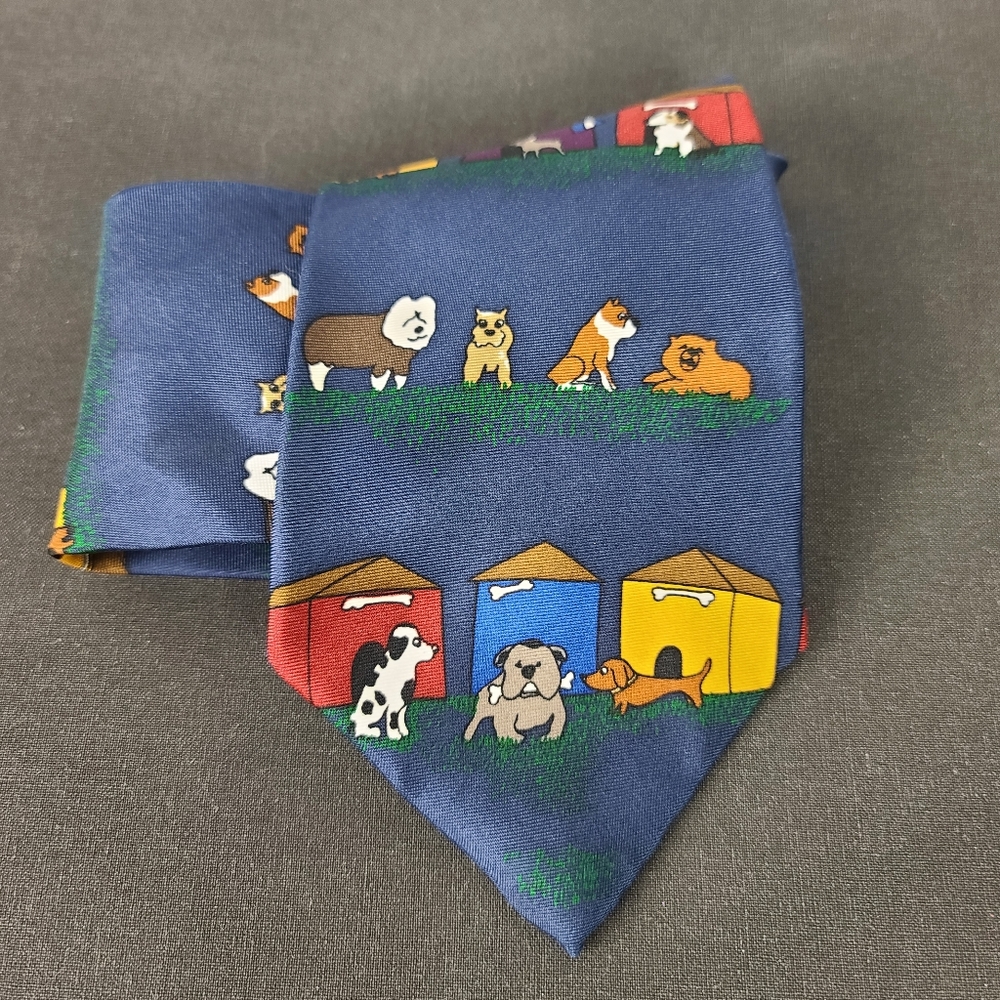 Save the Children Kathryn Age 9 " The Dog Show" Tie.